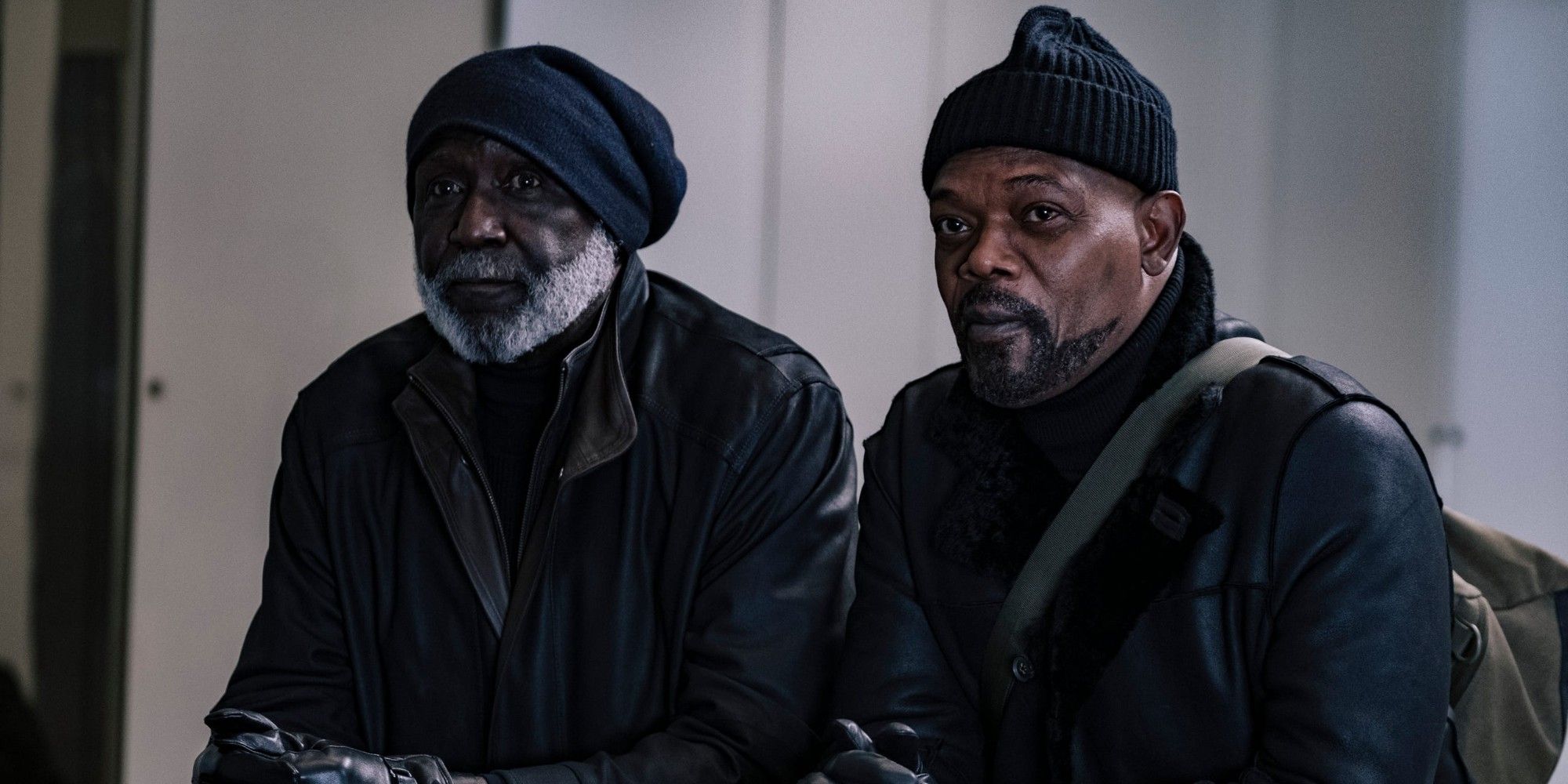The PI John Shaft chats with his father in Shaft 2019