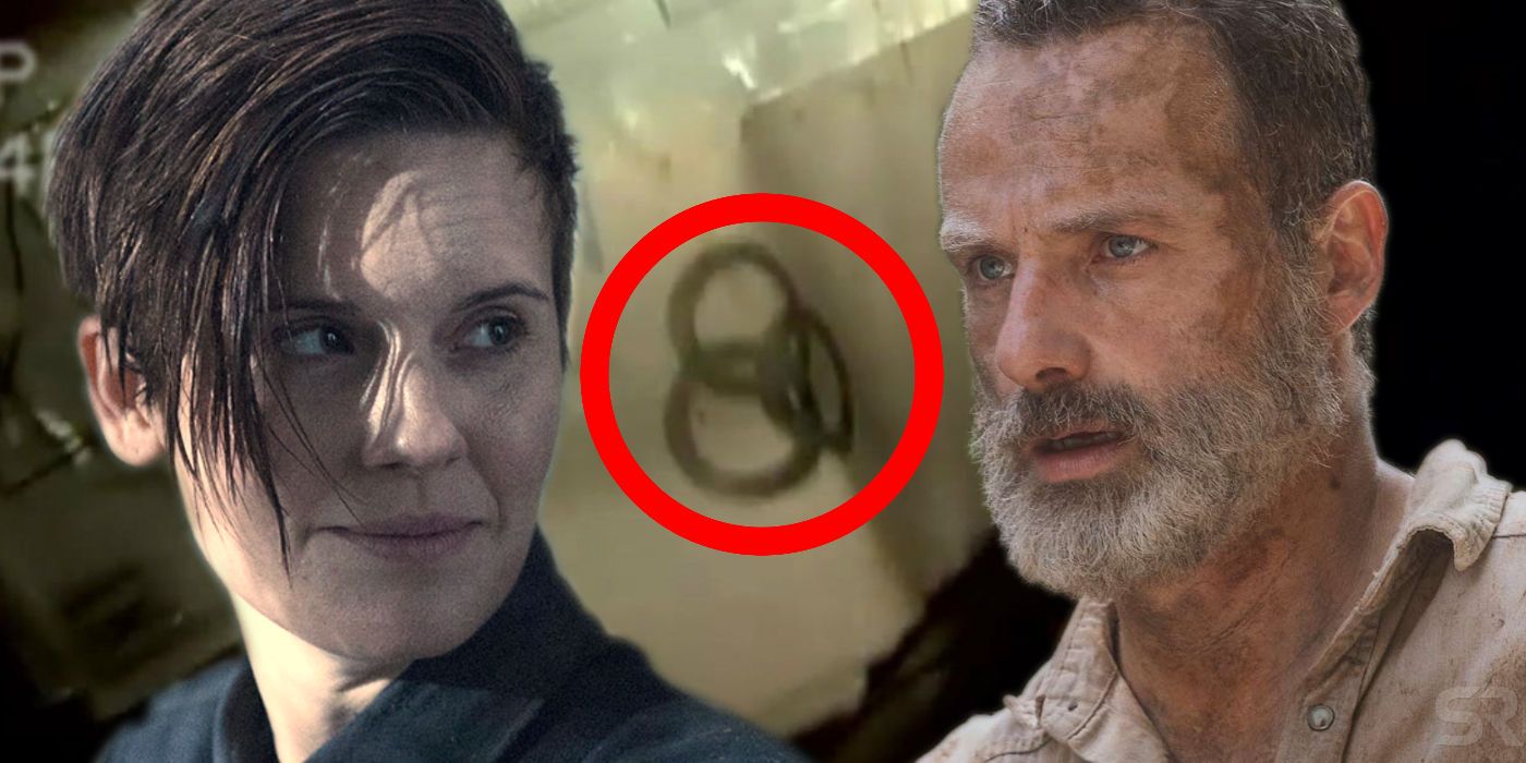 Rick Grimes and Al in Fear the Walking Dead With Three Rings Symbol