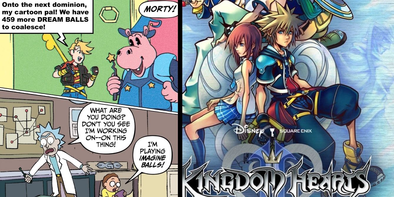 Rick Morty Kingdom Hearts Sora