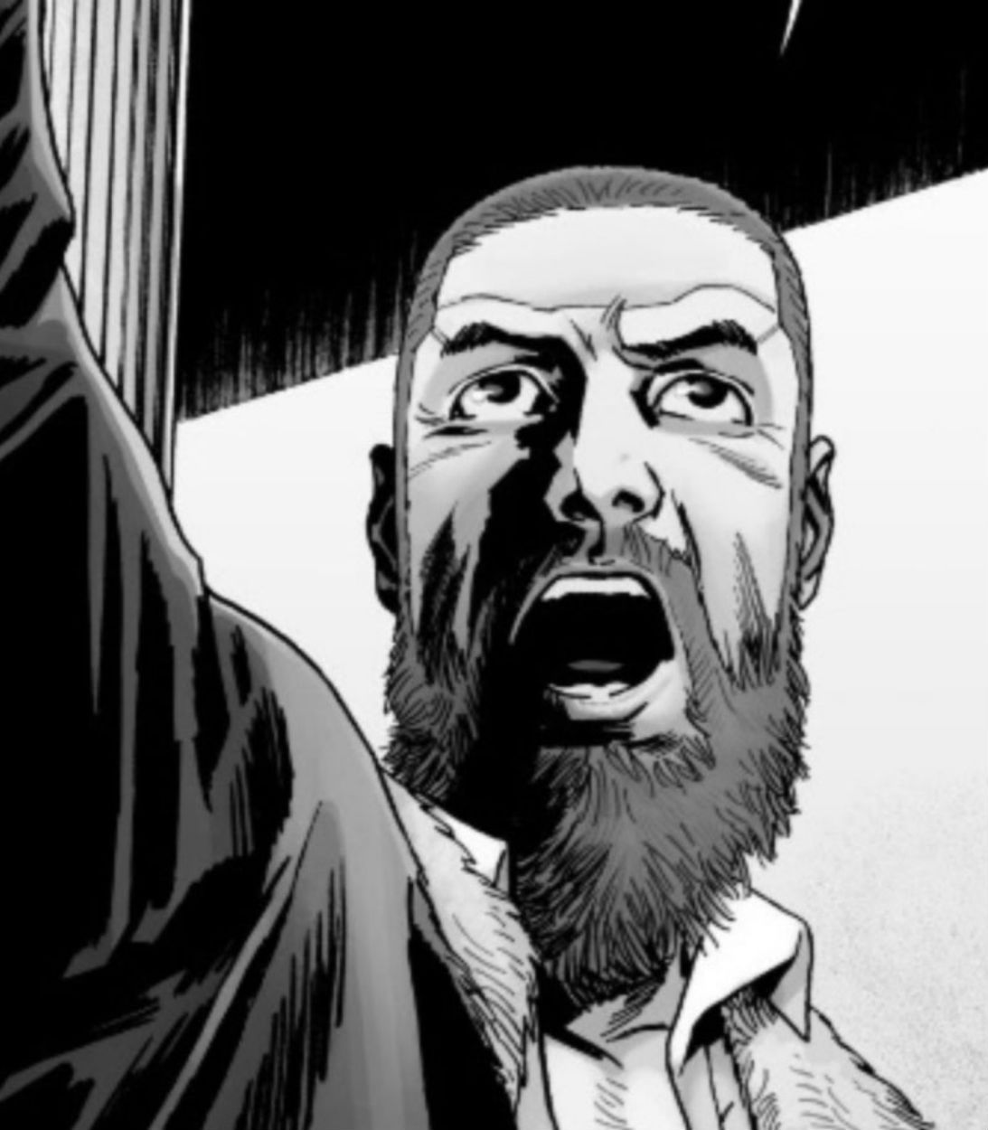 Rick gives a speech in Walking Dead comics