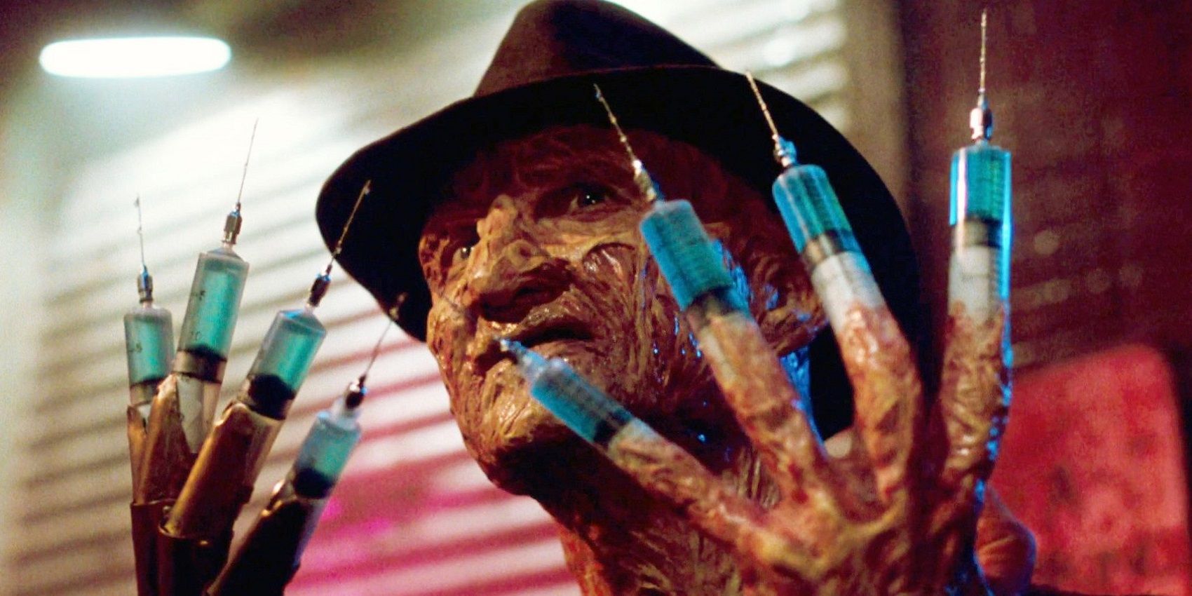 Robert Englund as Freddy Krueger in A Nightmare on Elm Street 3 Dream Warriors