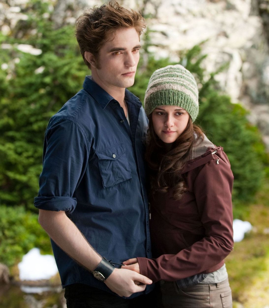 Robert Pattinson And Kristen Stewart In Twilight