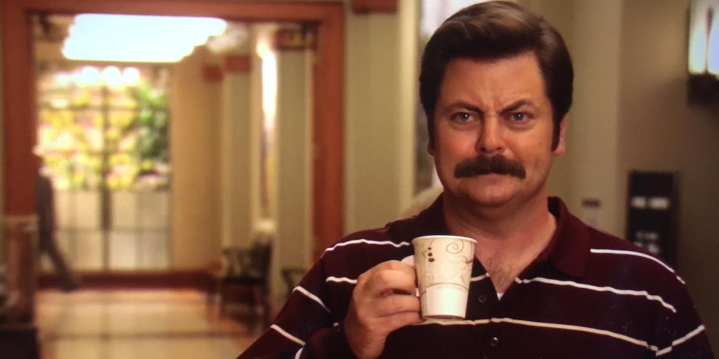 Ron swanson cup of coffee