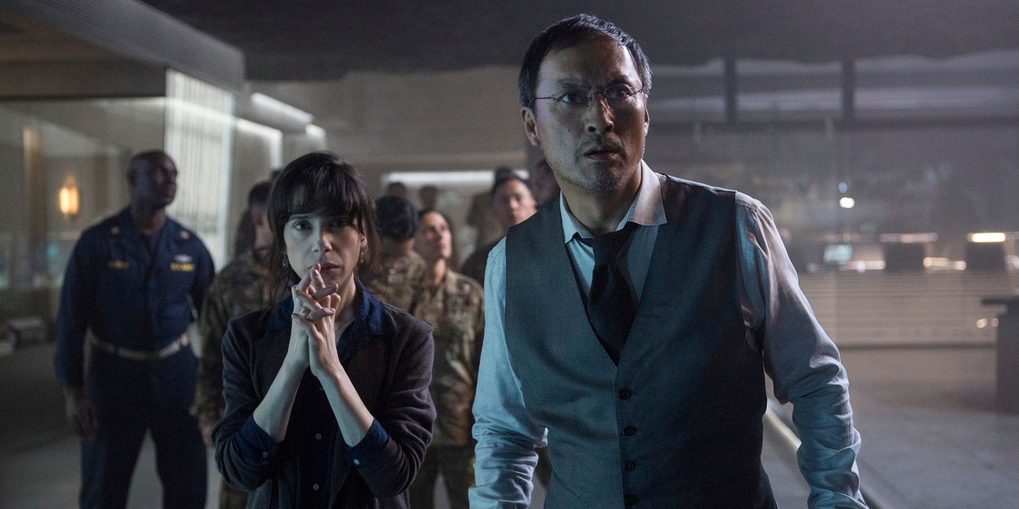 Sally Hawkins and Ken Watanabe in Godzilla King of the Monsters