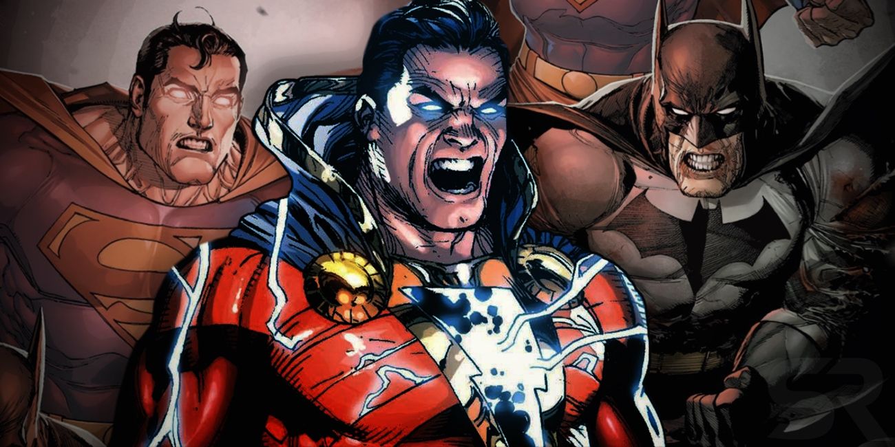 Shazam Turns Evil in Batman Superman Comic