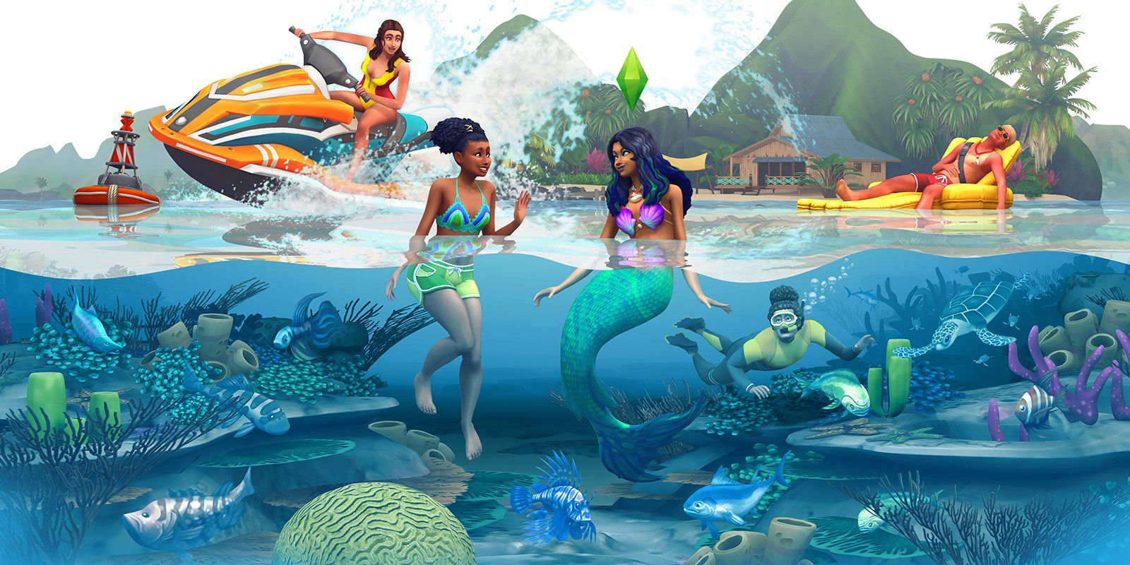 Sims 4 Island Living Art