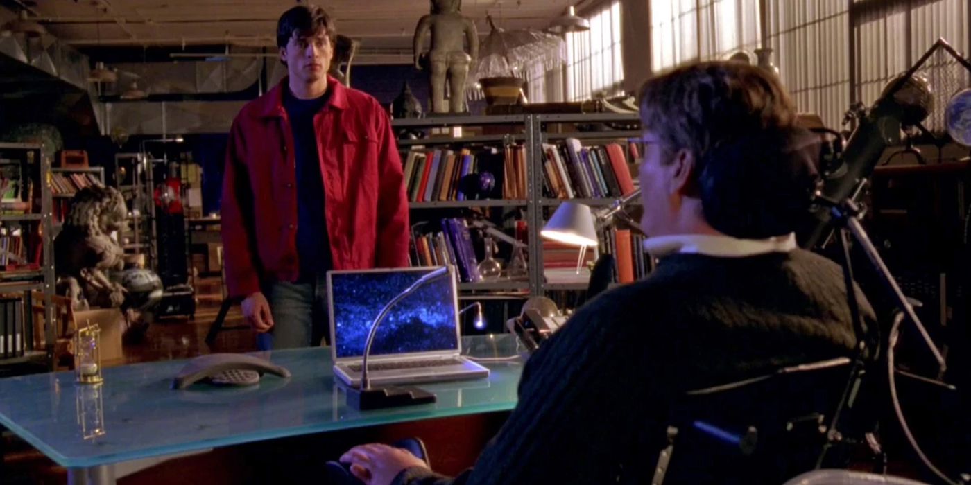 Clark and Virgil Swann in Smallville