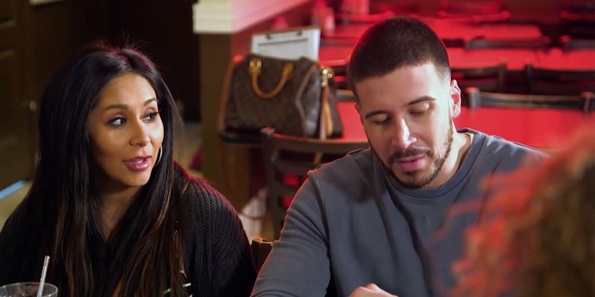 Snooki and Vinny of Jersey Shore on Double Shot at Love