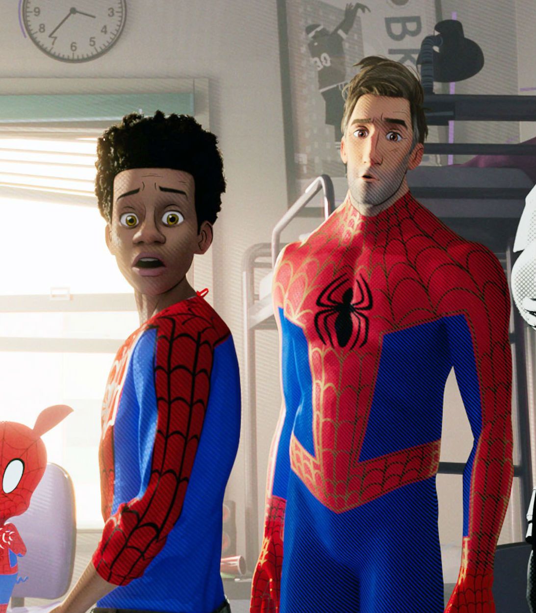 Spider-Man Into the Spider-Verse Movie Miles Morales Peter Parker Vertical
