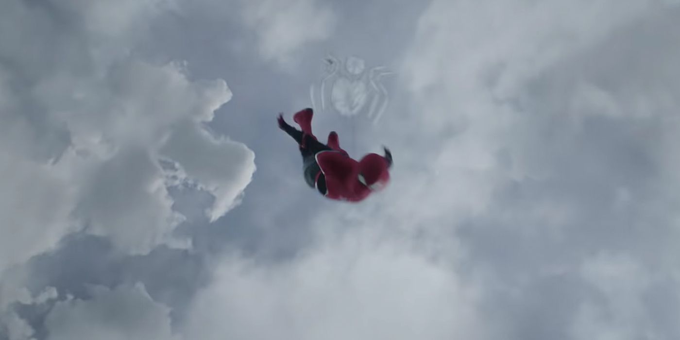 Spider-Man Parachutes in Far From Home