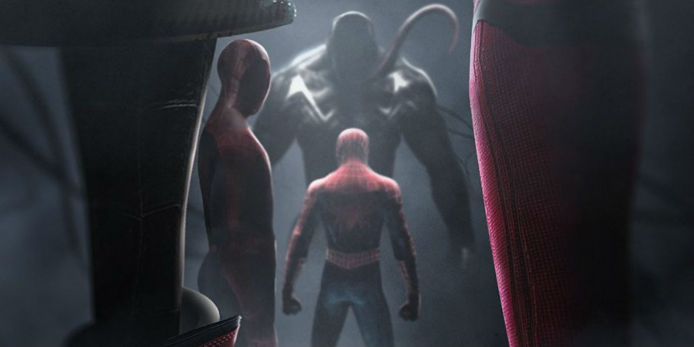 MCU Spider-Verse Fan Poster Unites All Spider-Man Movie Universes