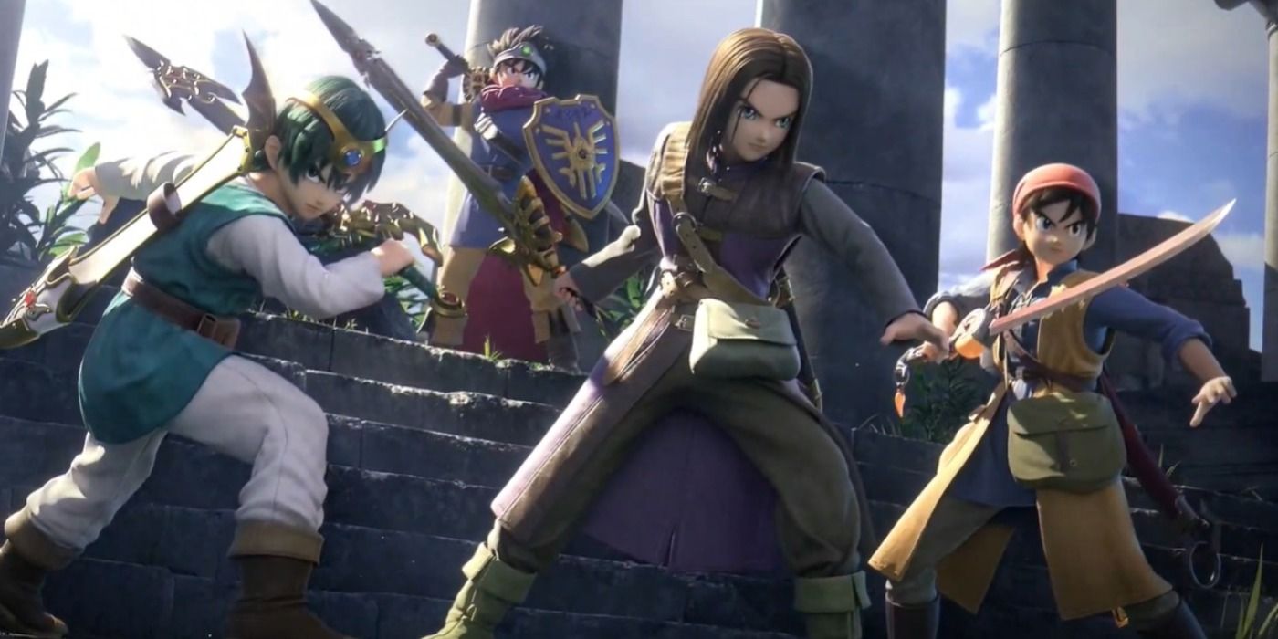 Heroes from the Super Smash Bros. Ultimate Dragon Quest DLC