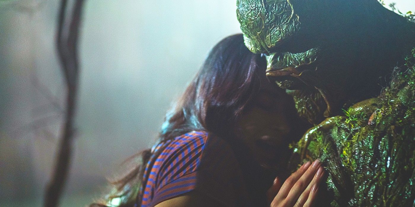 Swamp Thing Hugs Abby Arcane