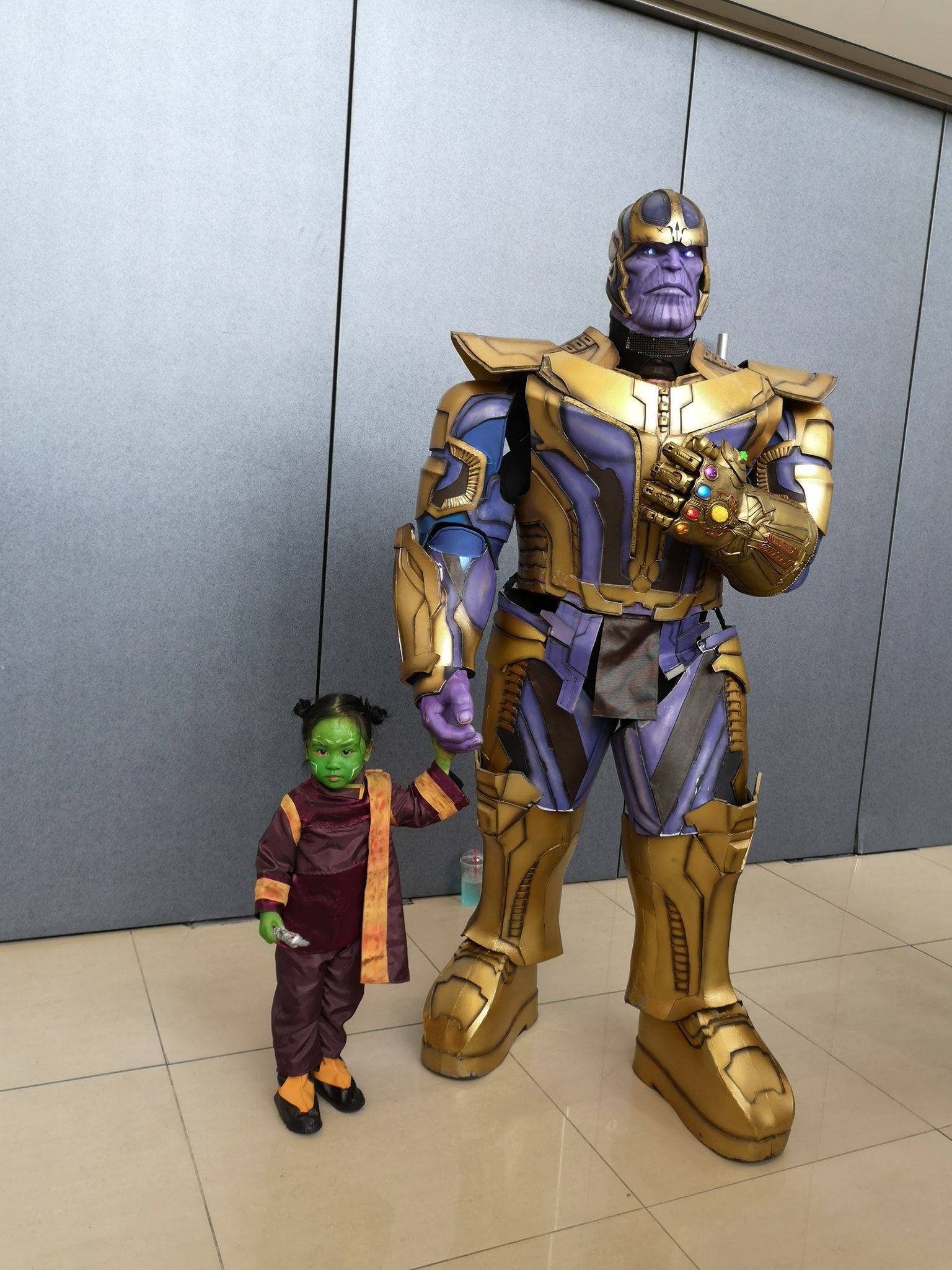 Thanos and Little Gamora By Kino Kaoru
