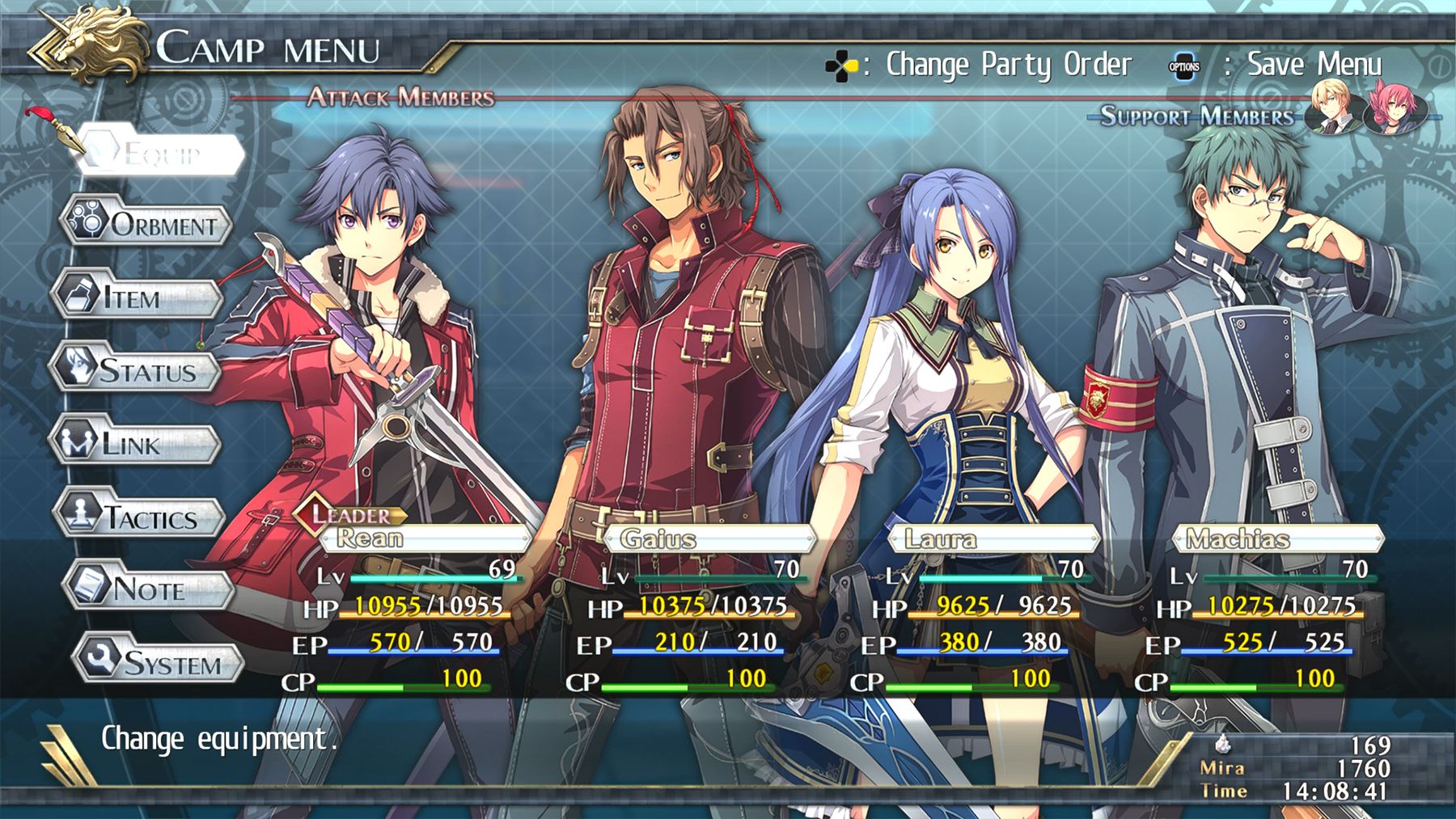 The Legend of Heroes Trails of Cold Steel II Characters
