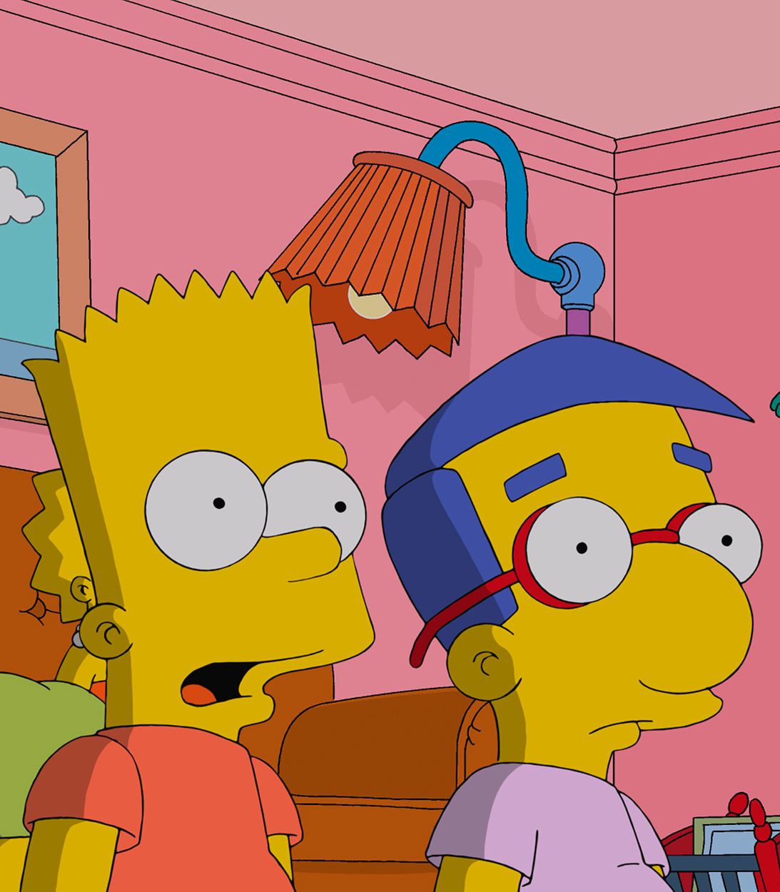 The Simpsons Bart Milhouse vertical