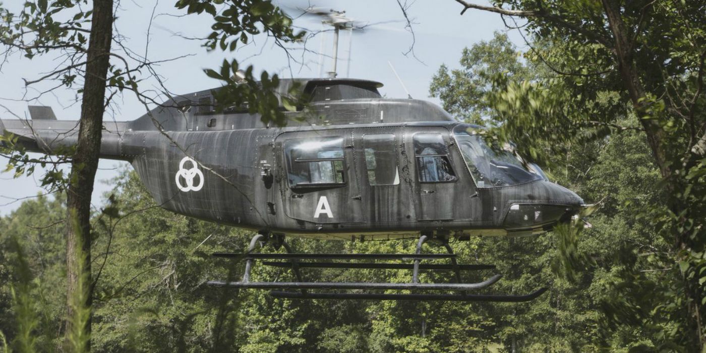 The Walking Dead Helicopter