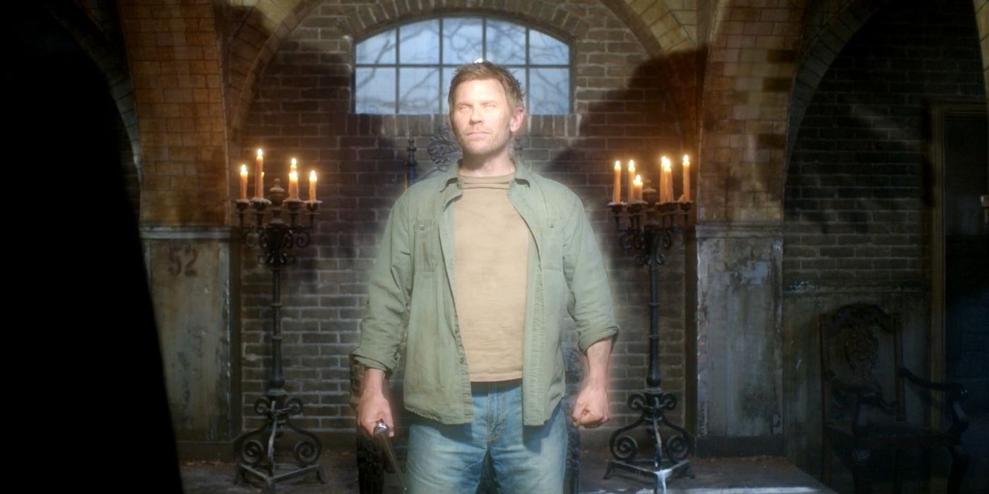 Lucifer glowing in the Supernatural episode There&rsquo;s Something About Mary