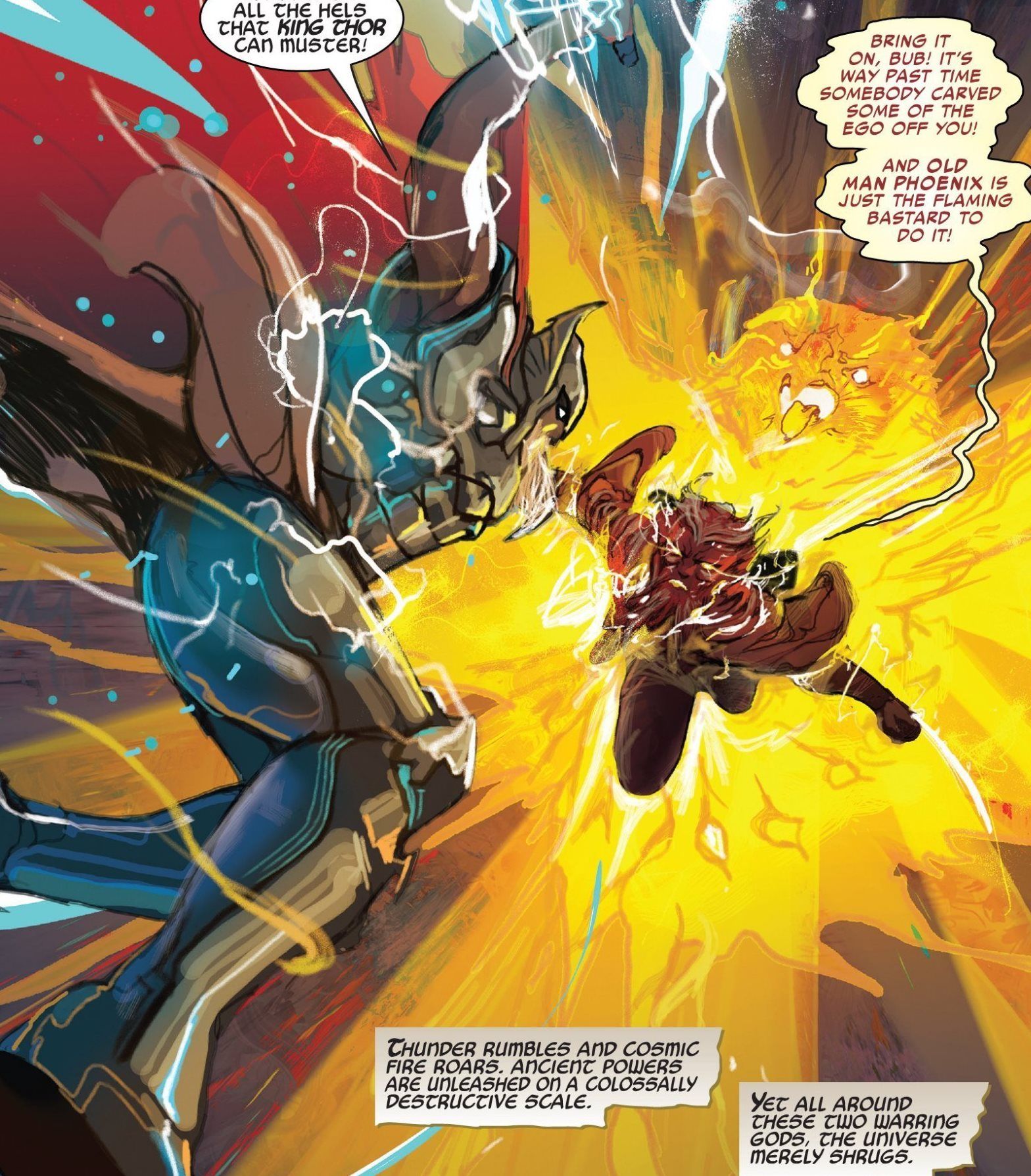 Thor Wolverine Fight Vertical