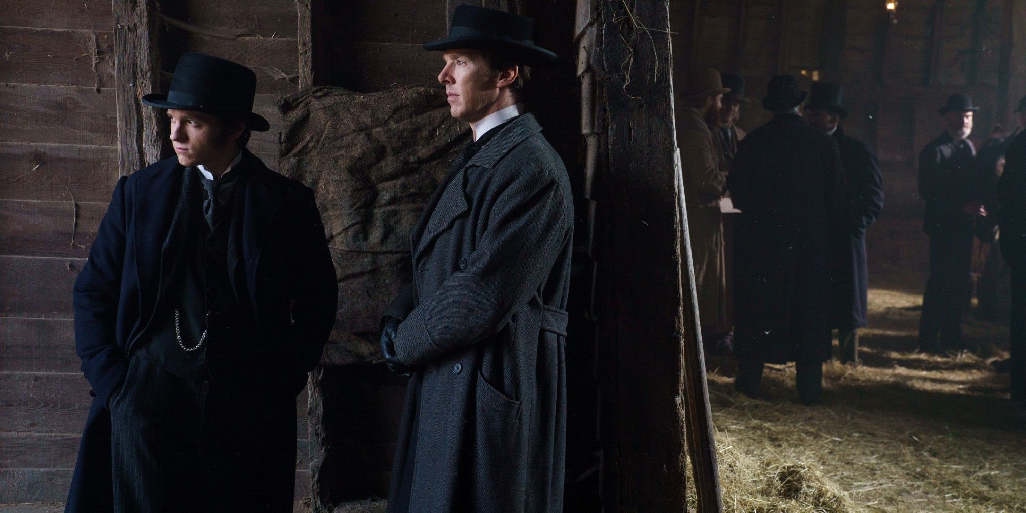 Tom Holland and Benedict Cumberbatch in The Current War