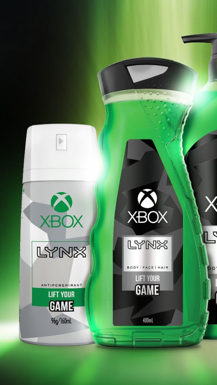 Vertical Lynx Xbox Shower Gel