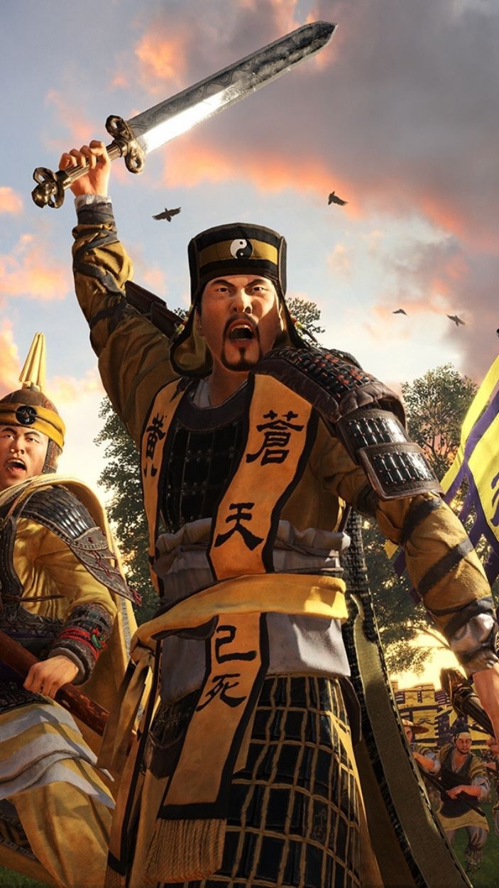 Vertical Total War Three Kingdoms Yellow Turban