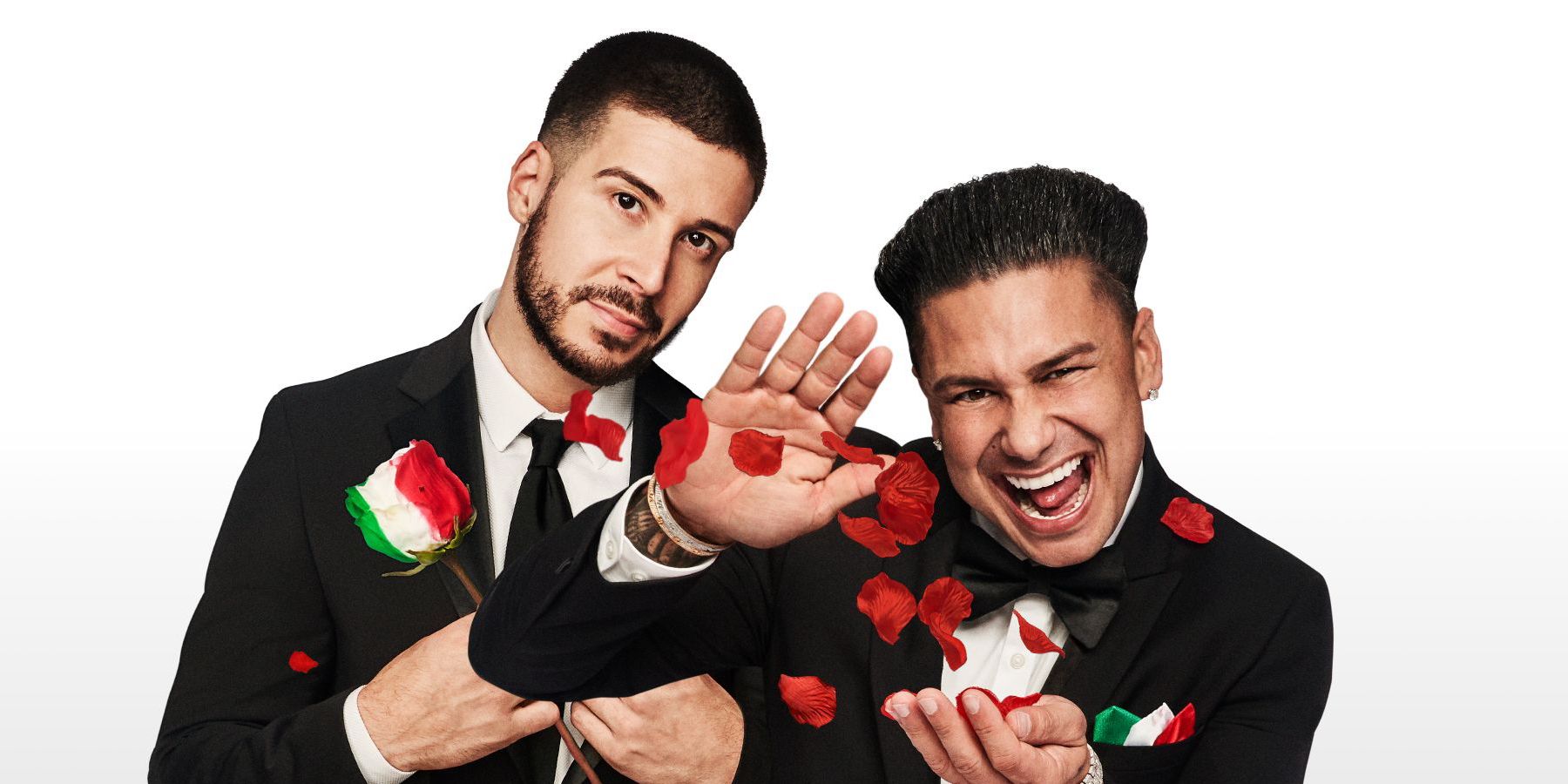 Dj Pauly D and Vinny in a promo image for Double Shot At Love MTV