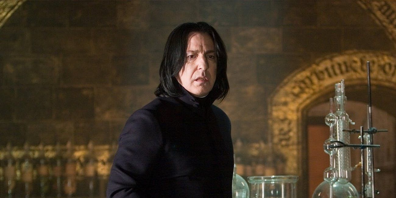 Snape in potions class