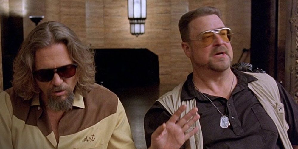 Walter and the Dude in The Big Lebowski