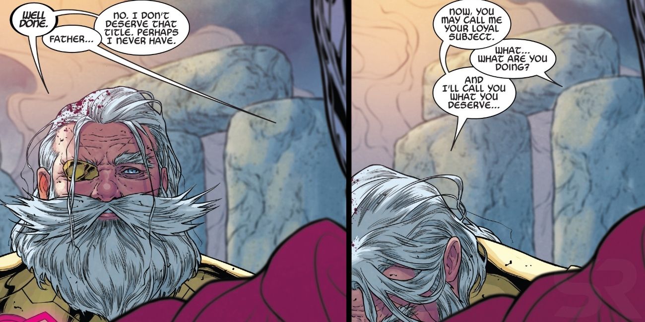 War of the Realms Odin and Thor