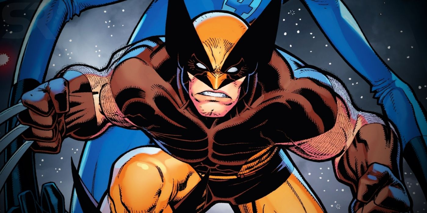 Wolverine Brown and Orange Comic Suit