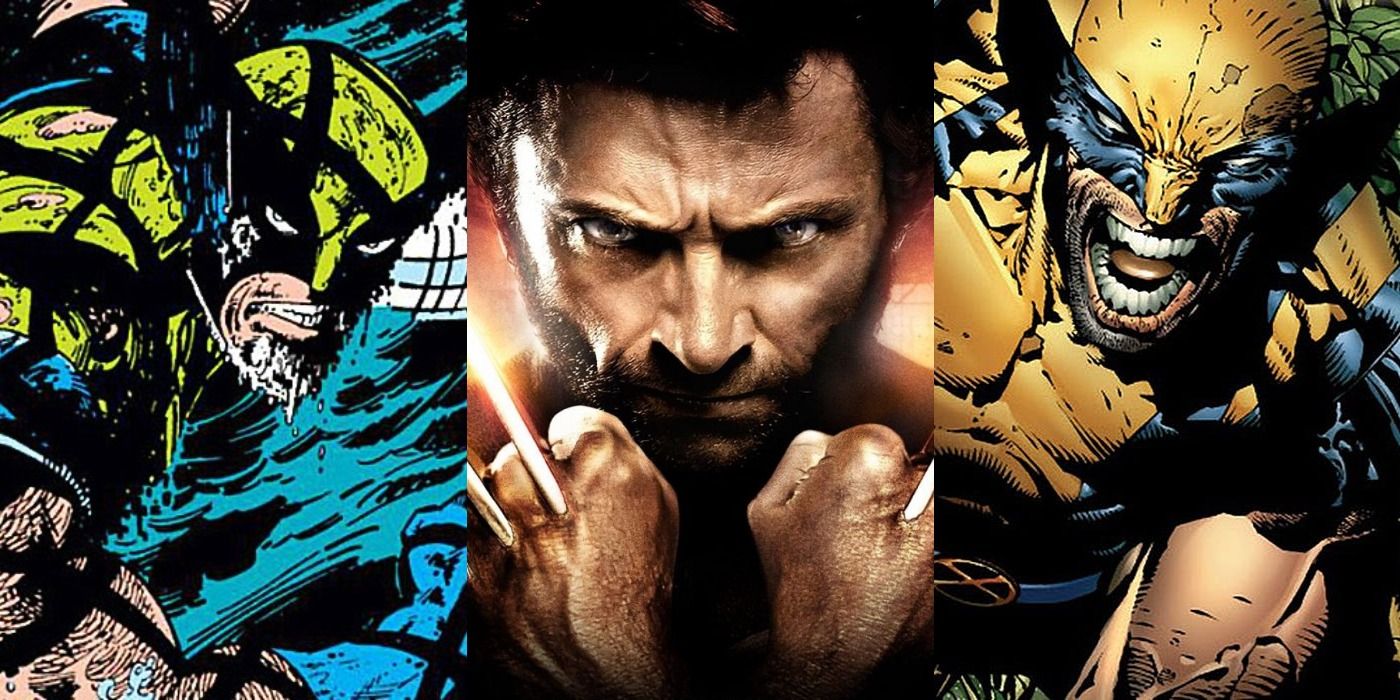 Wolverine X-Men Hugh Jackman and comics collage