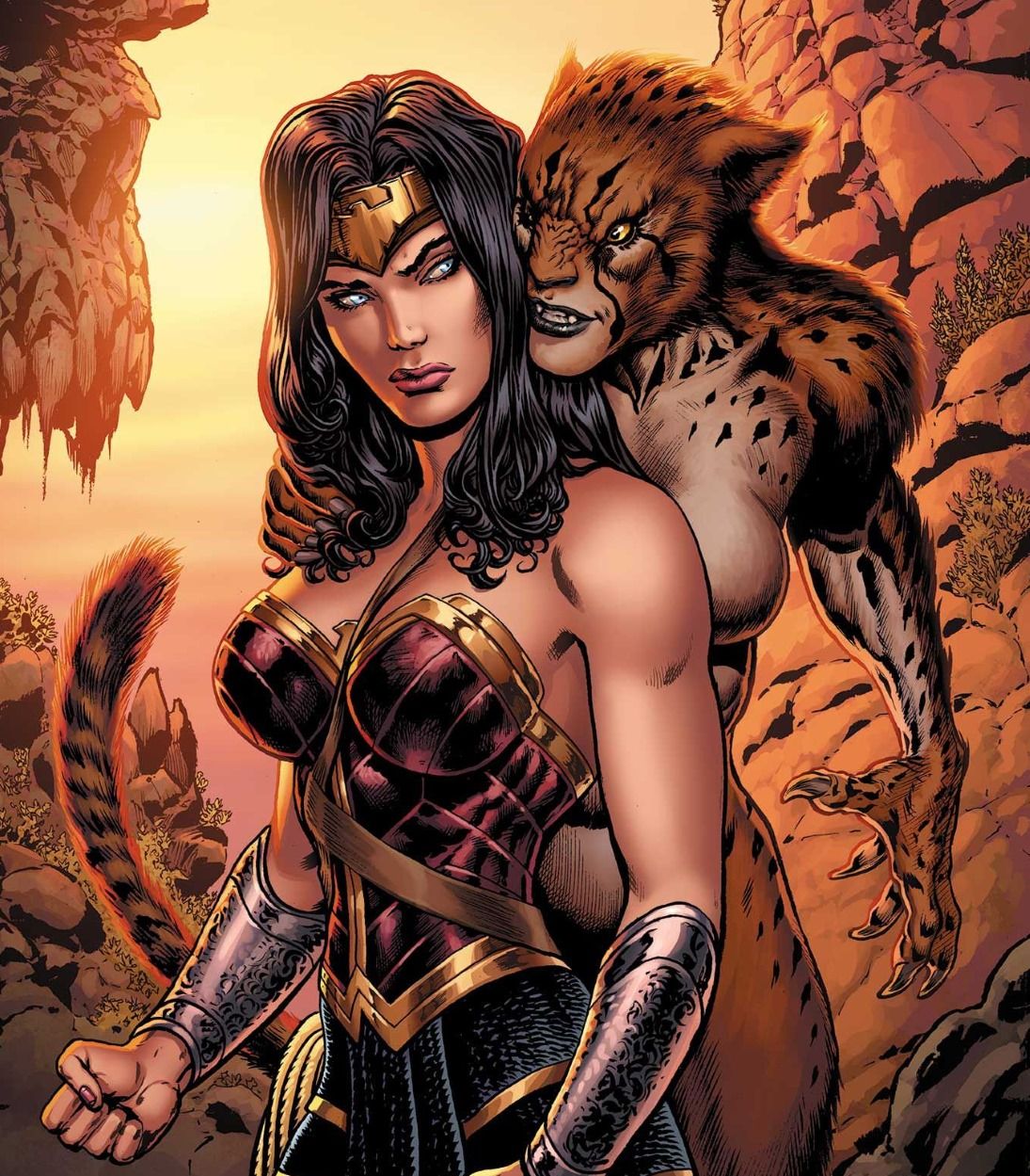 Wonder Woman Cheetah Rebirth Vertical