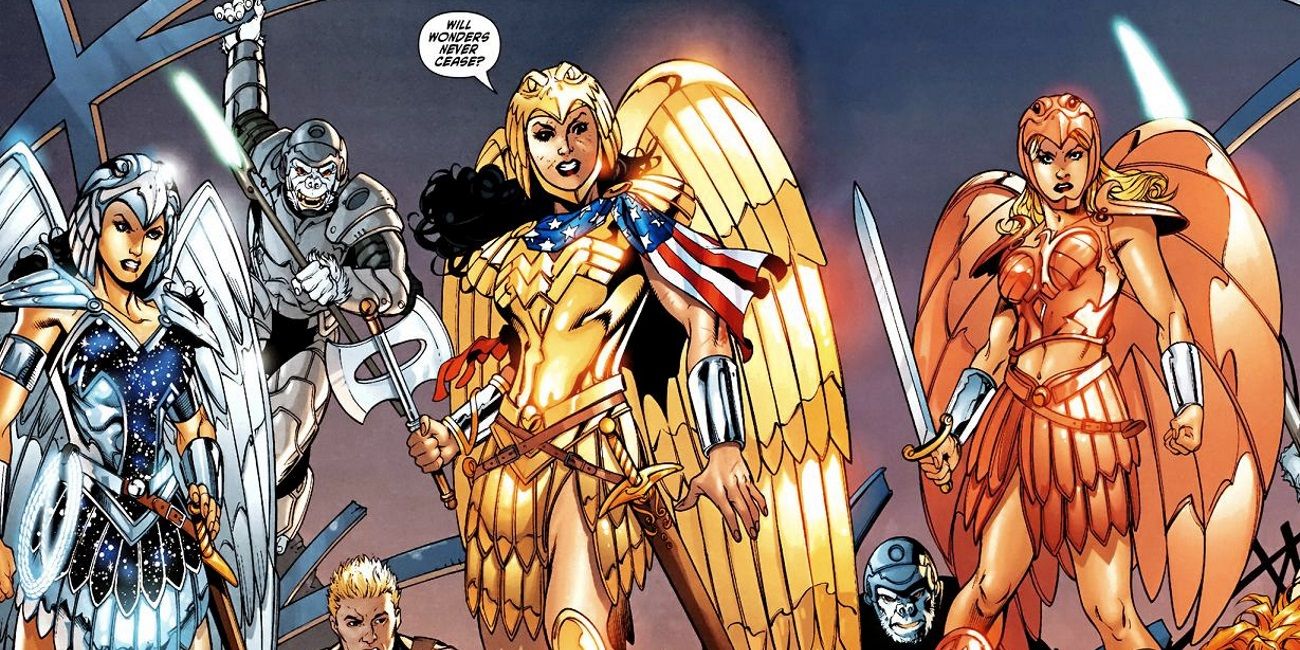 Wonder Woman Gold Eagle Armor