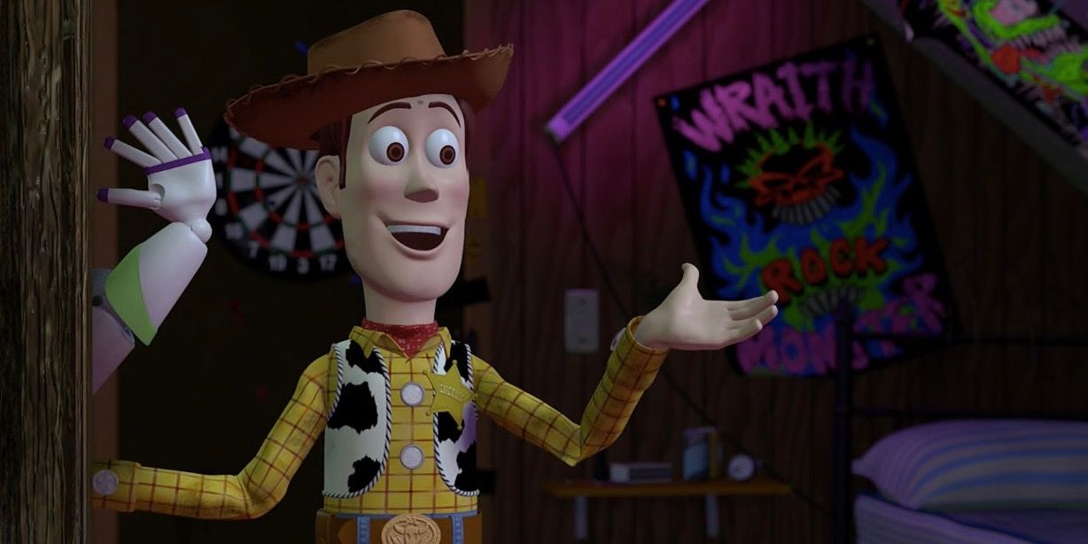 Woody and Buzz' Arm in Toy Story 1995