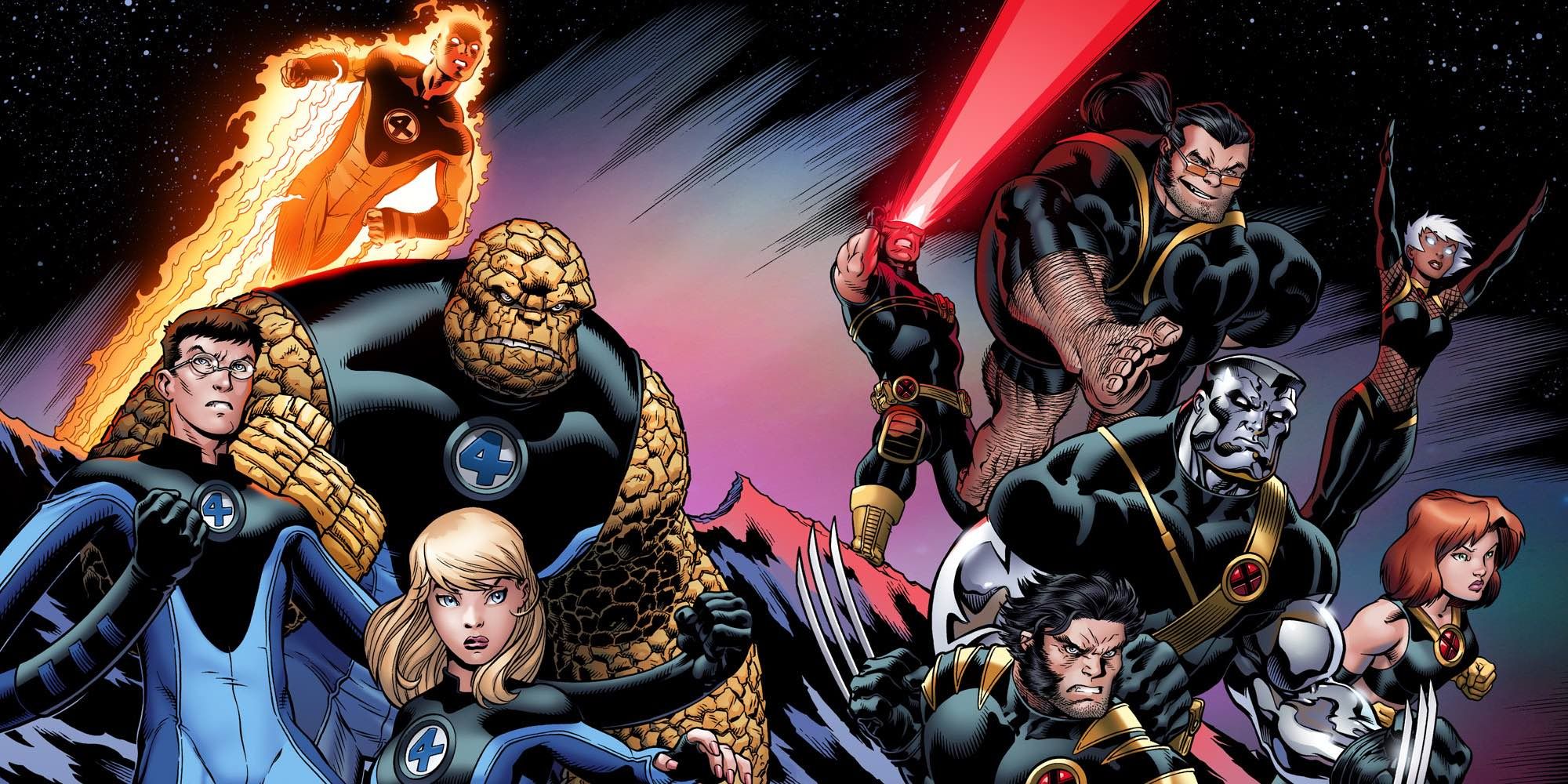 X-Men Fantastic Four Marvel Comics