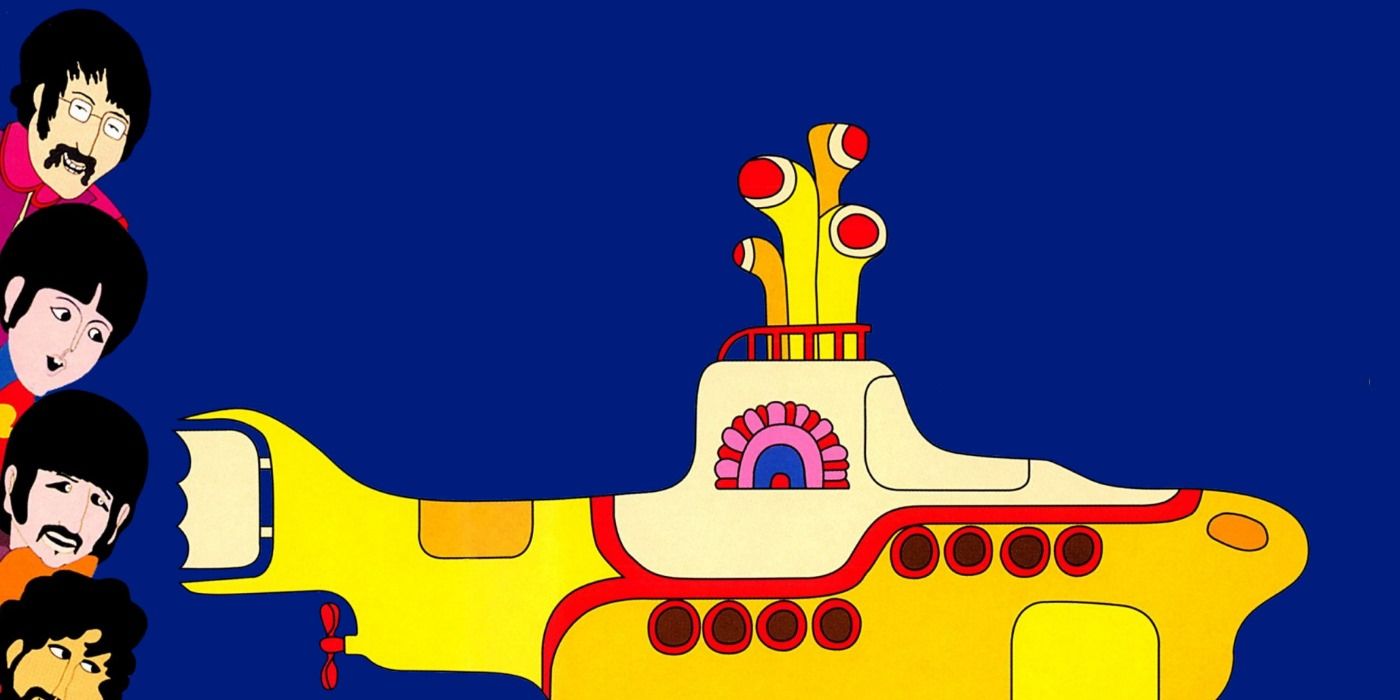 Poster for the Beatles movie Yellow Submarine