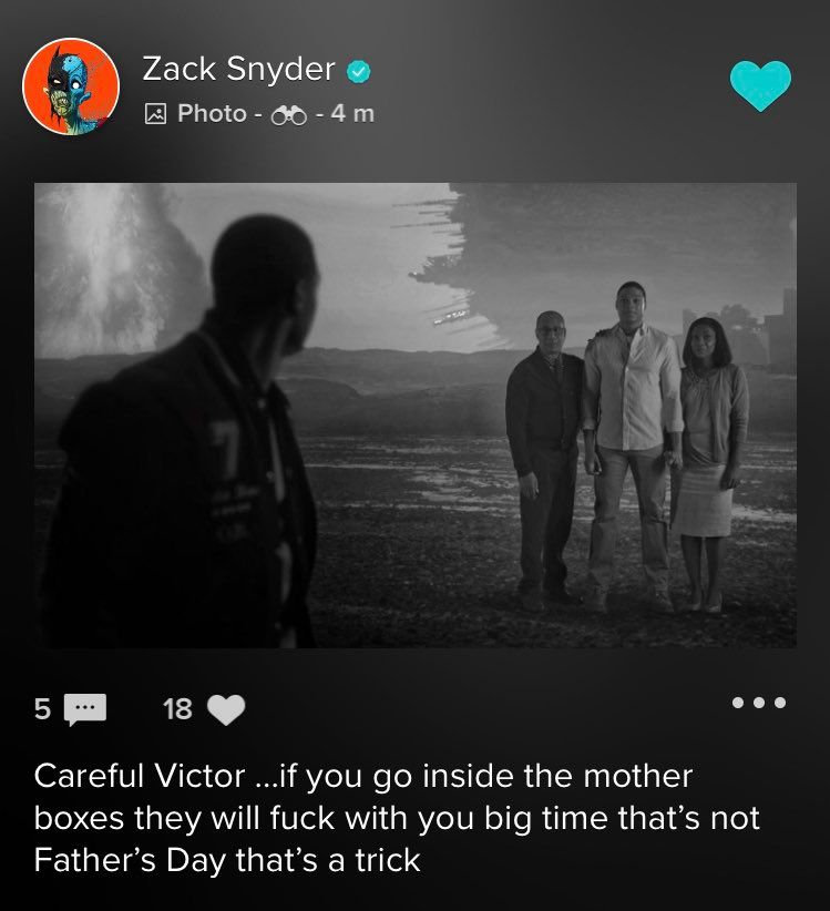 Zack Snyder Vero Cyborg Scene