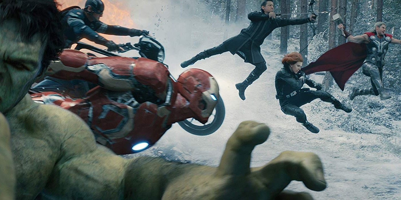 The Avengers all leap into action in Age of Ultron