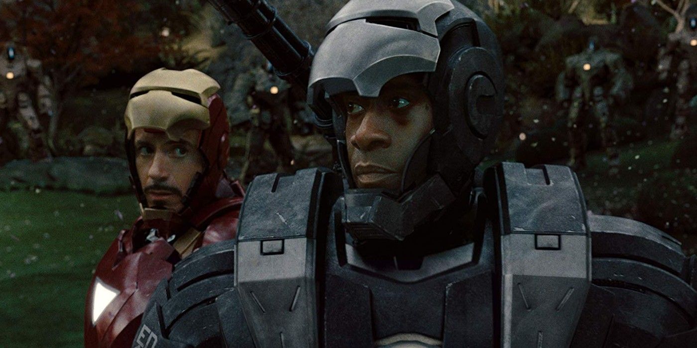 Tony Stark and James Rhodes in Iron Man 2