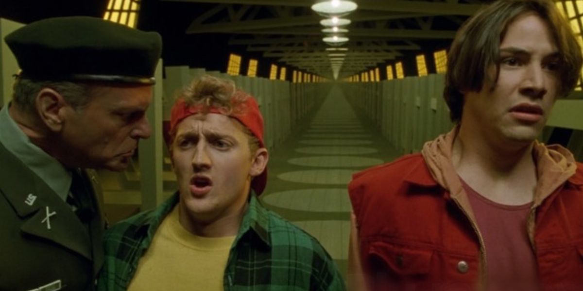 Bill and Ted being yelled at
