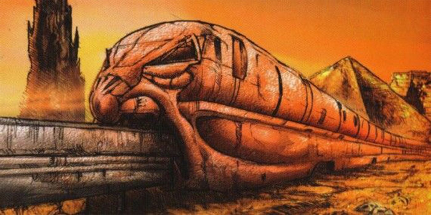 Artwork of Blaine the Mono from the Dark Tower novel series.