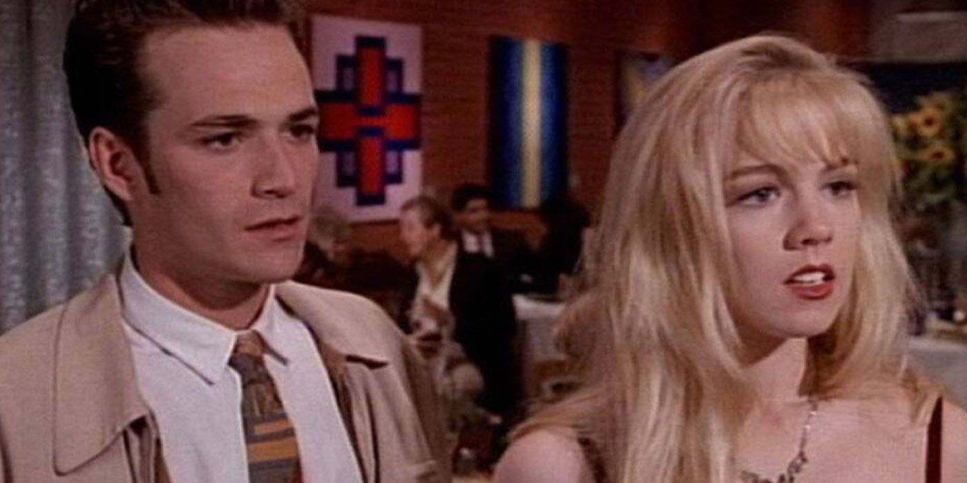 Kelly and Dylan on Beverly Hills 90210.