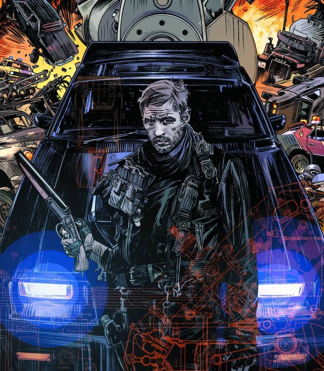mad max fury road comic cover TLDR vertical