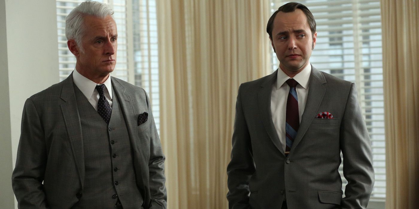 Pete and Roger in Mad Men