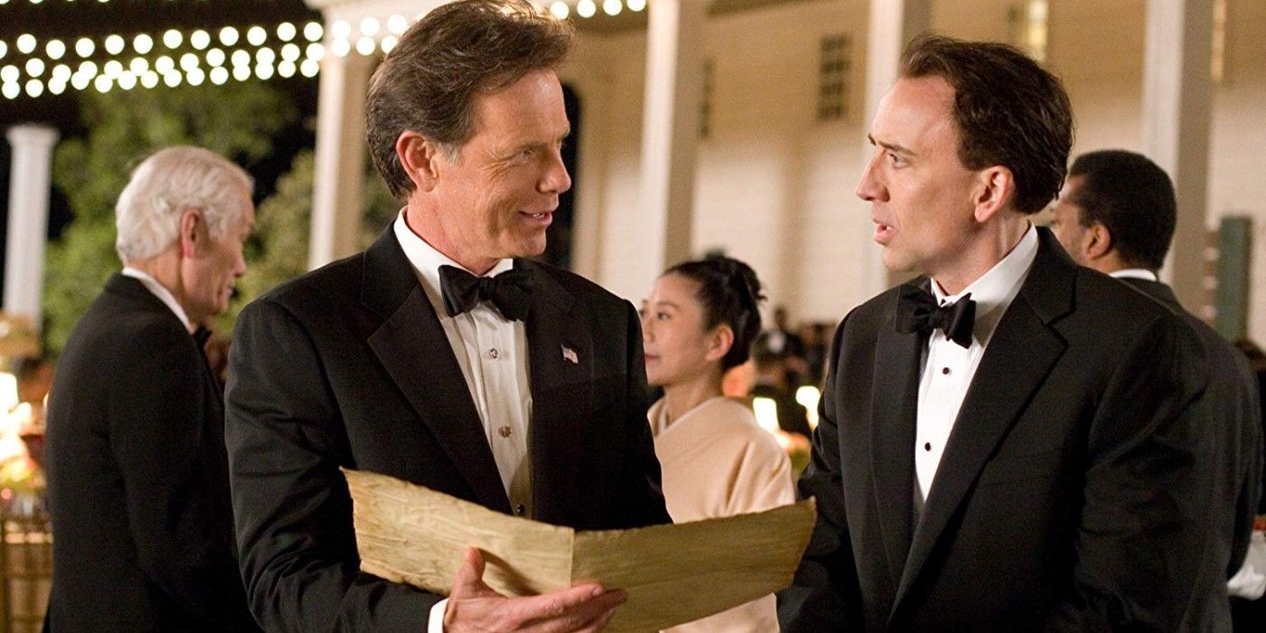 Ben Speaks with the President at a Dinner Party in National Treasure 2