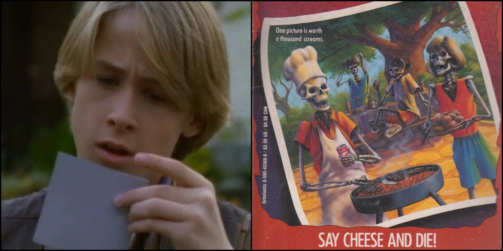 Ryan Gosling in the &quot;Say Cheese and Die&quot; episode of Goosebumps.