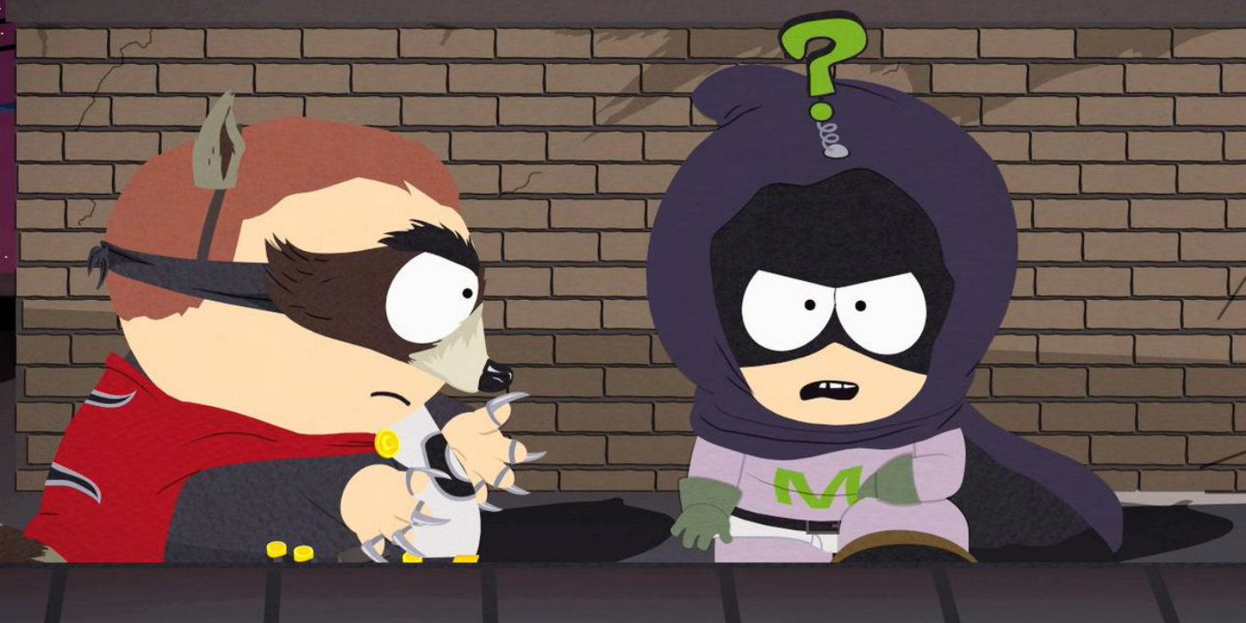 South Park The Coon and Mysterion talking