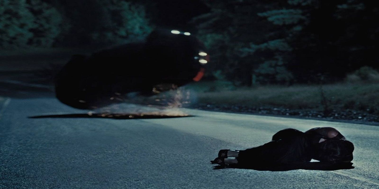 when he wrecked his car at full speed