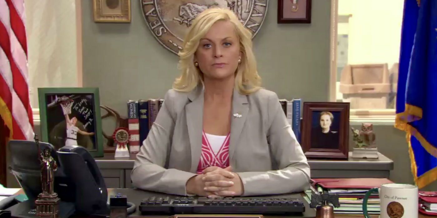 Amy Poehler as Leslie Knope in Parks And Rec (Boys Club)